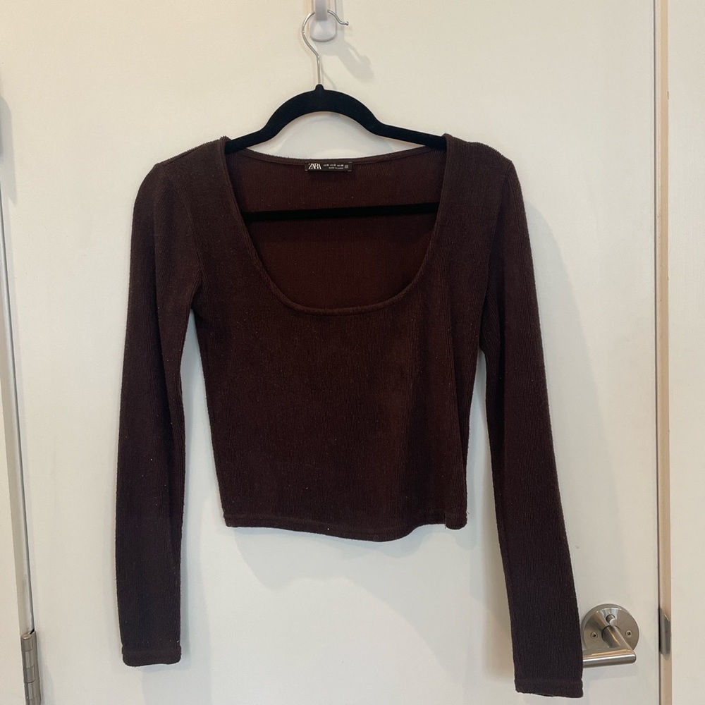 Zara Brown Long Sleeve